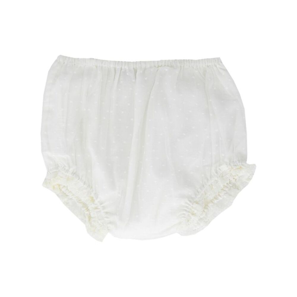 Gucci Ruffle Silk Blend Bloomers White Girls